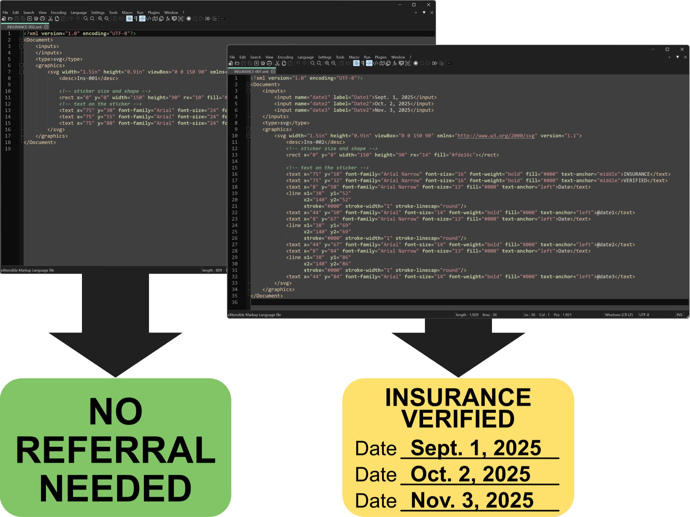 Import custom PDF stamps for other industries such as insurance, healthcare, etc.