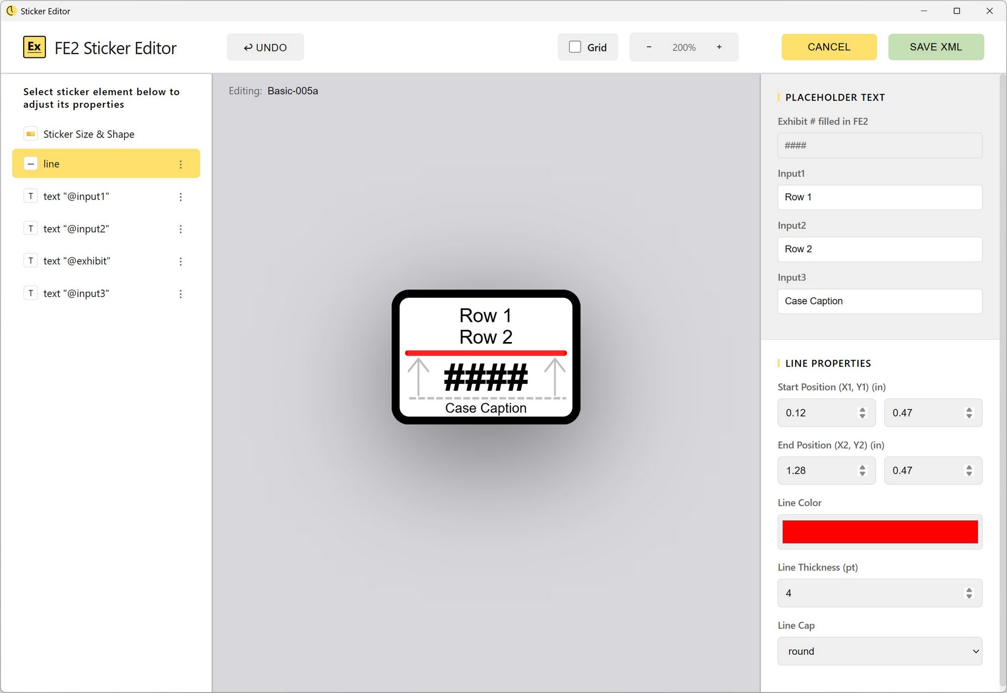 Edit existing stamps using the Sticker Editor