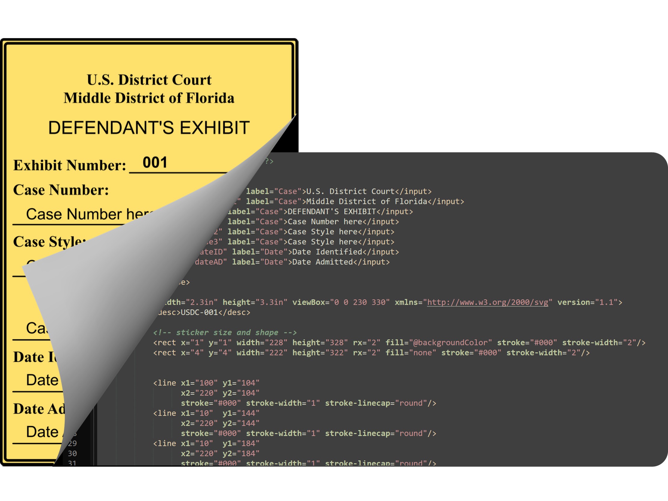 Edit existing stamps — or create and import your own custom XML-based stamps.